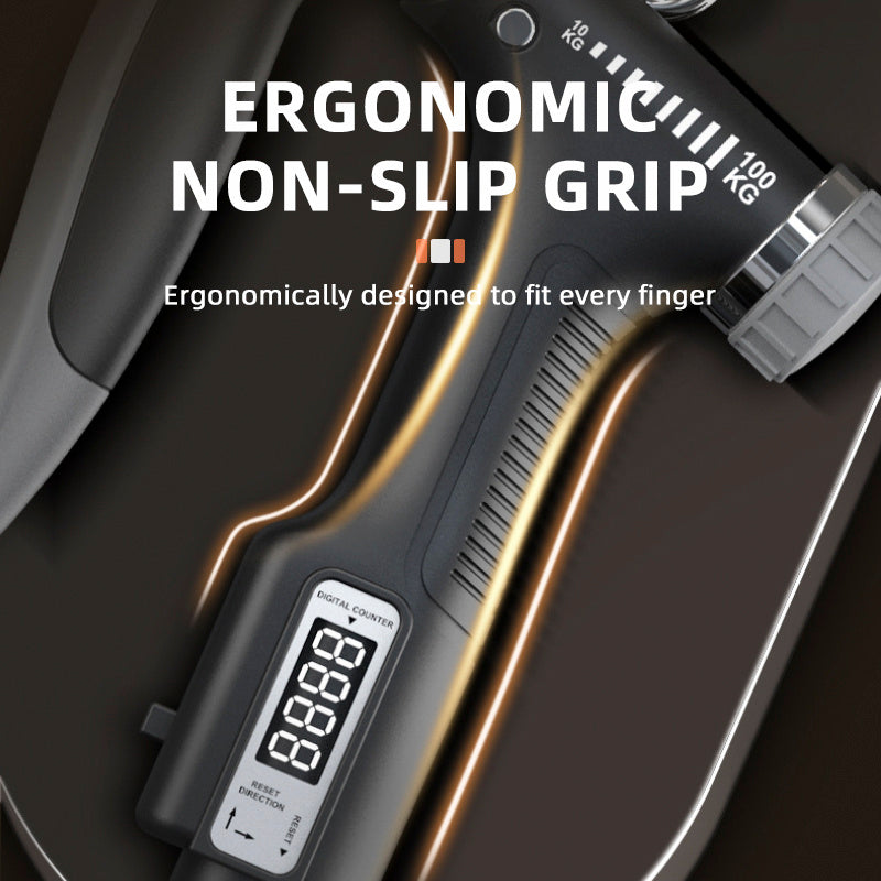 Smart Grip Strength Trainer (10–100kg Adjustable Resistance)
