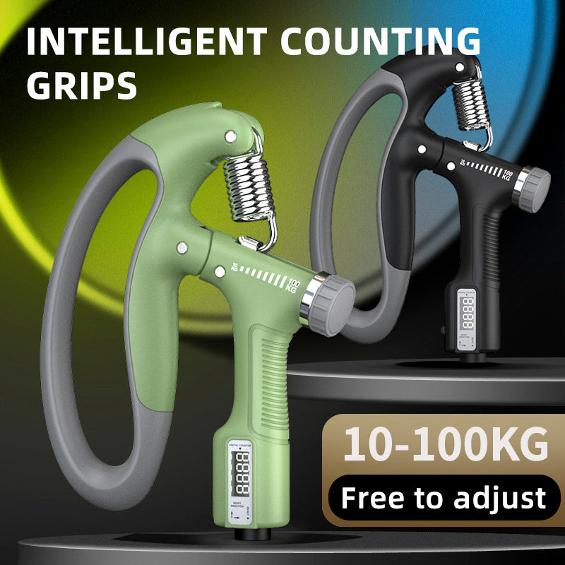 Smart Grip Strength Trainer (10–100kg Adjustable Resistance)